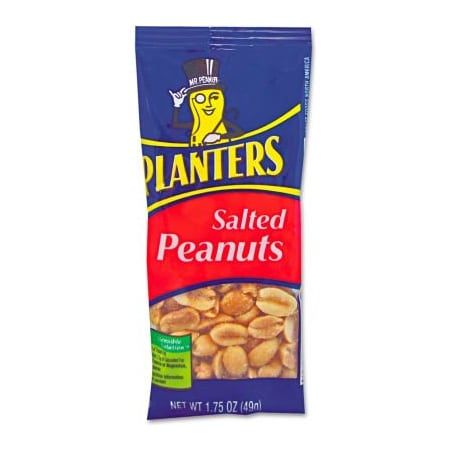 Kraft Foods Planters Salted Peanuts, 1.75 oz, 12/Box PTN07708
